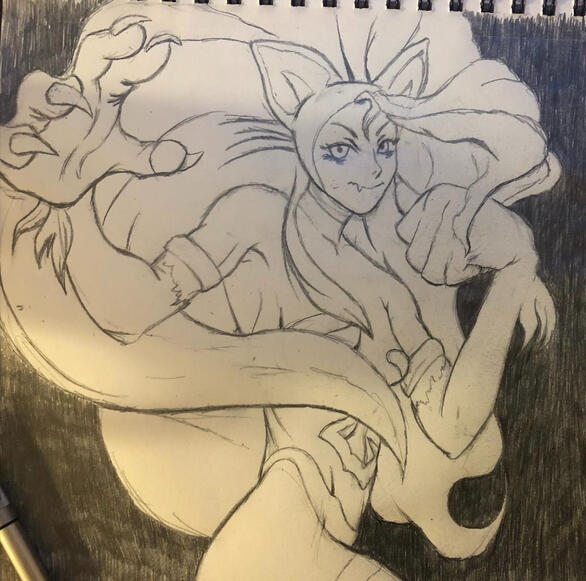 Felicia Sketch (Darkstalkers)